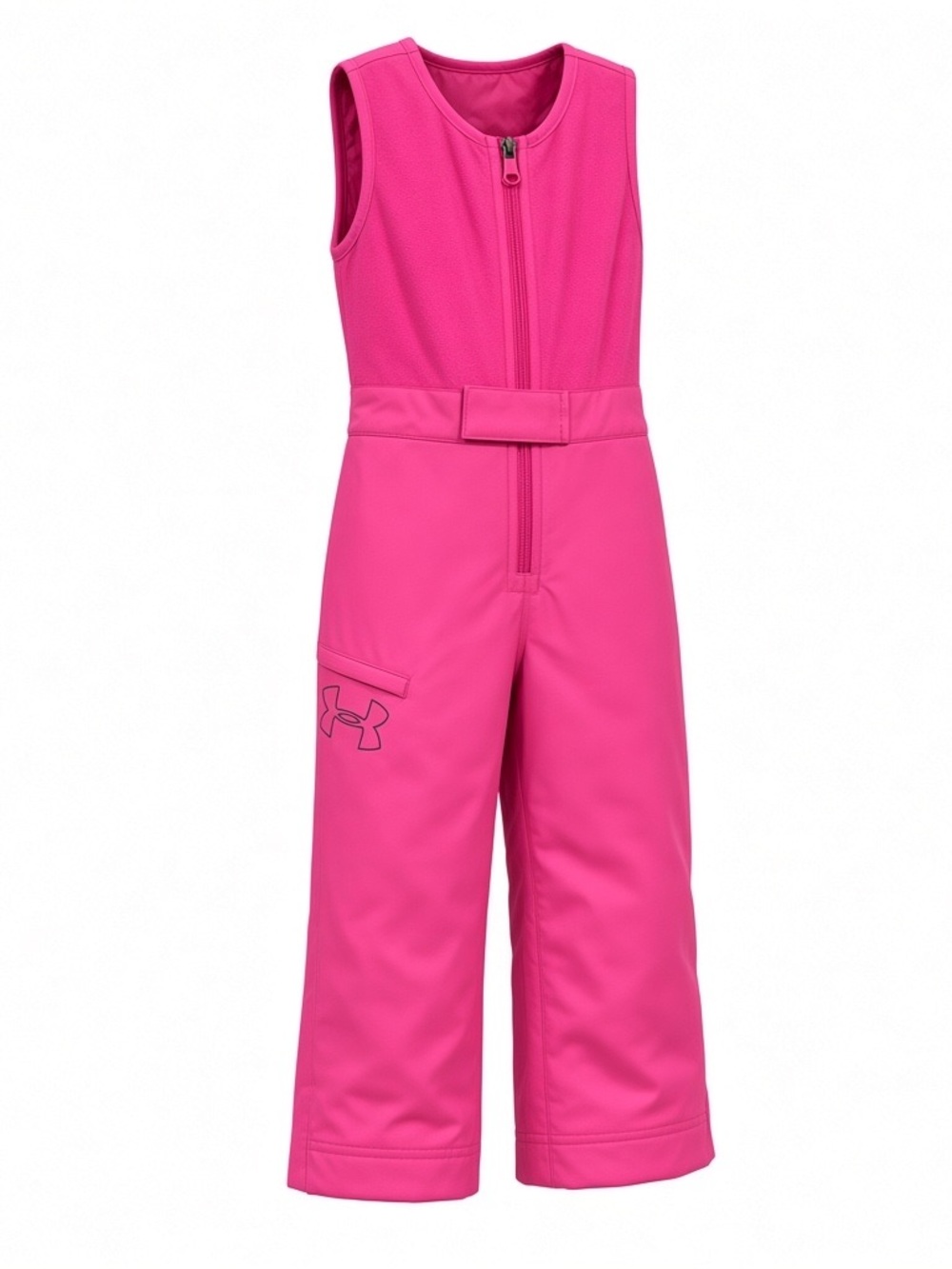 Under Armour Girls' Pink Insulated Snow Bib Pants ** as is